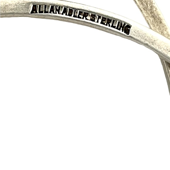 Pair of Vintage Sterling Silver Bangles from Allan Adler - Picture 3 of 4